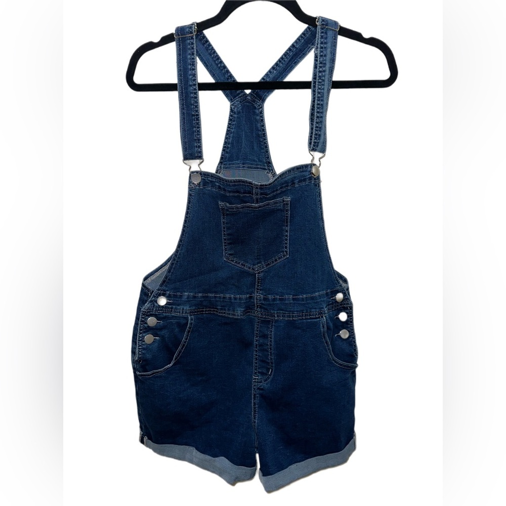 Blue Jean Short Overalls Size L